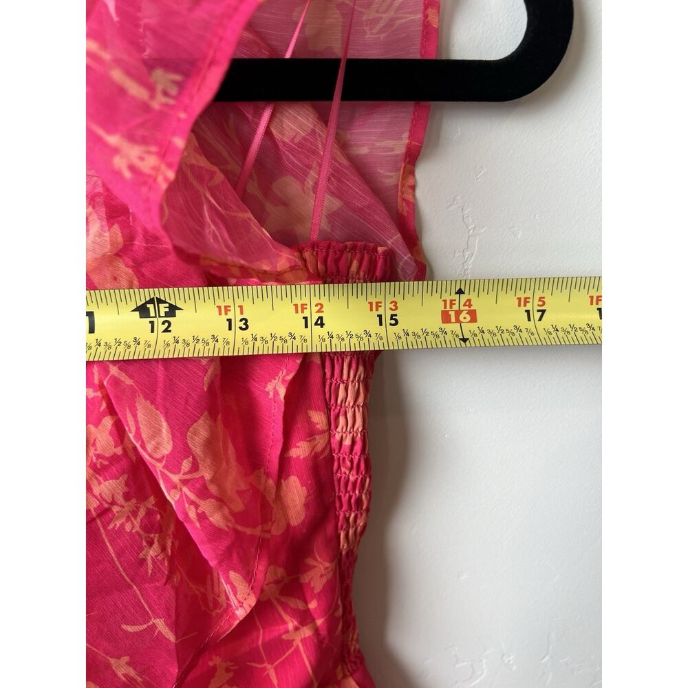 Amanda Uprichard Venezia Midi Teared Dress Floral Romantic, Size XL MSRP $268 - Picture 10 of 11